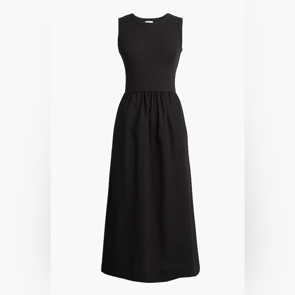 J crew factory knits mixy sleeveless maxi dress